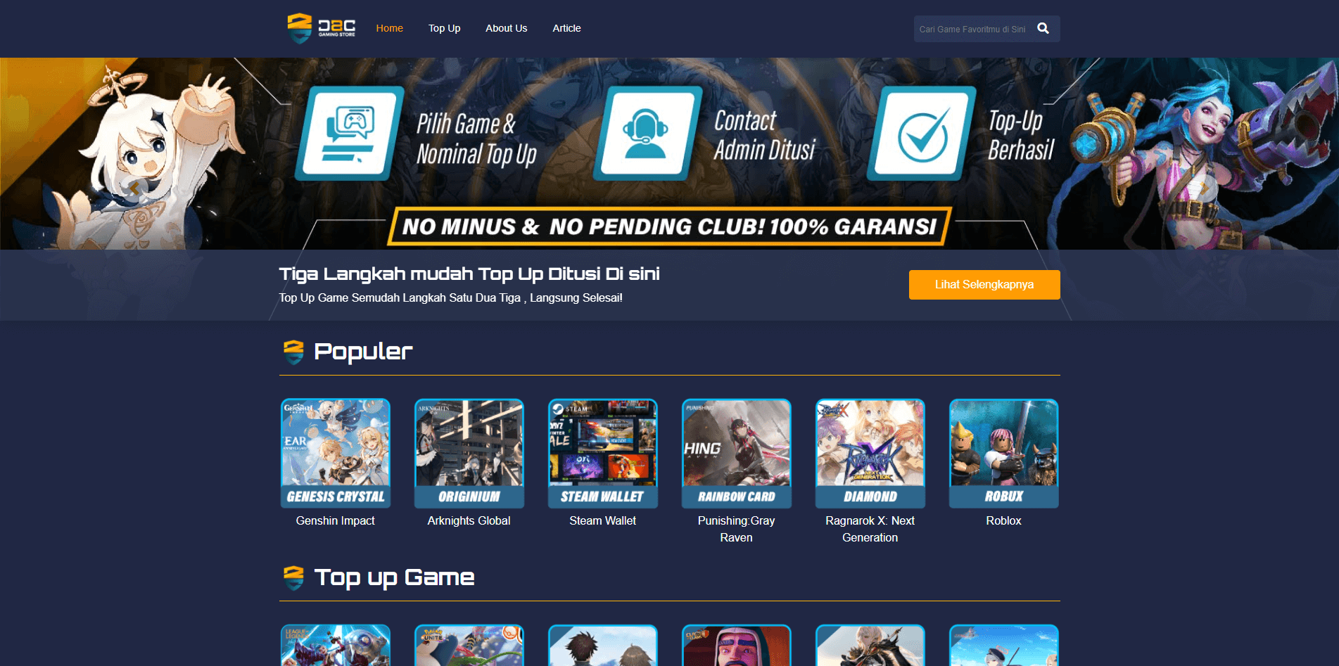 D2C Gaming Store