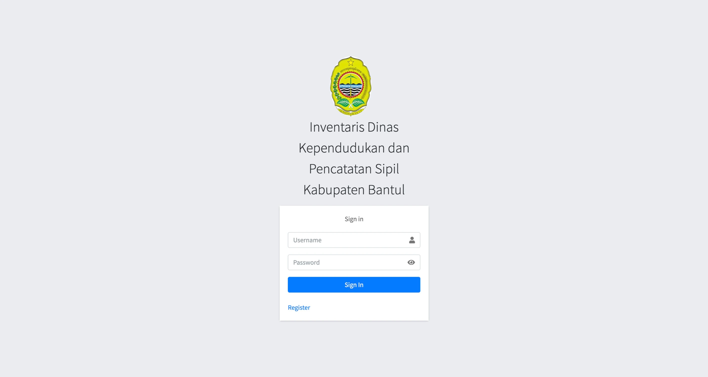 Inventaris Dukcapil