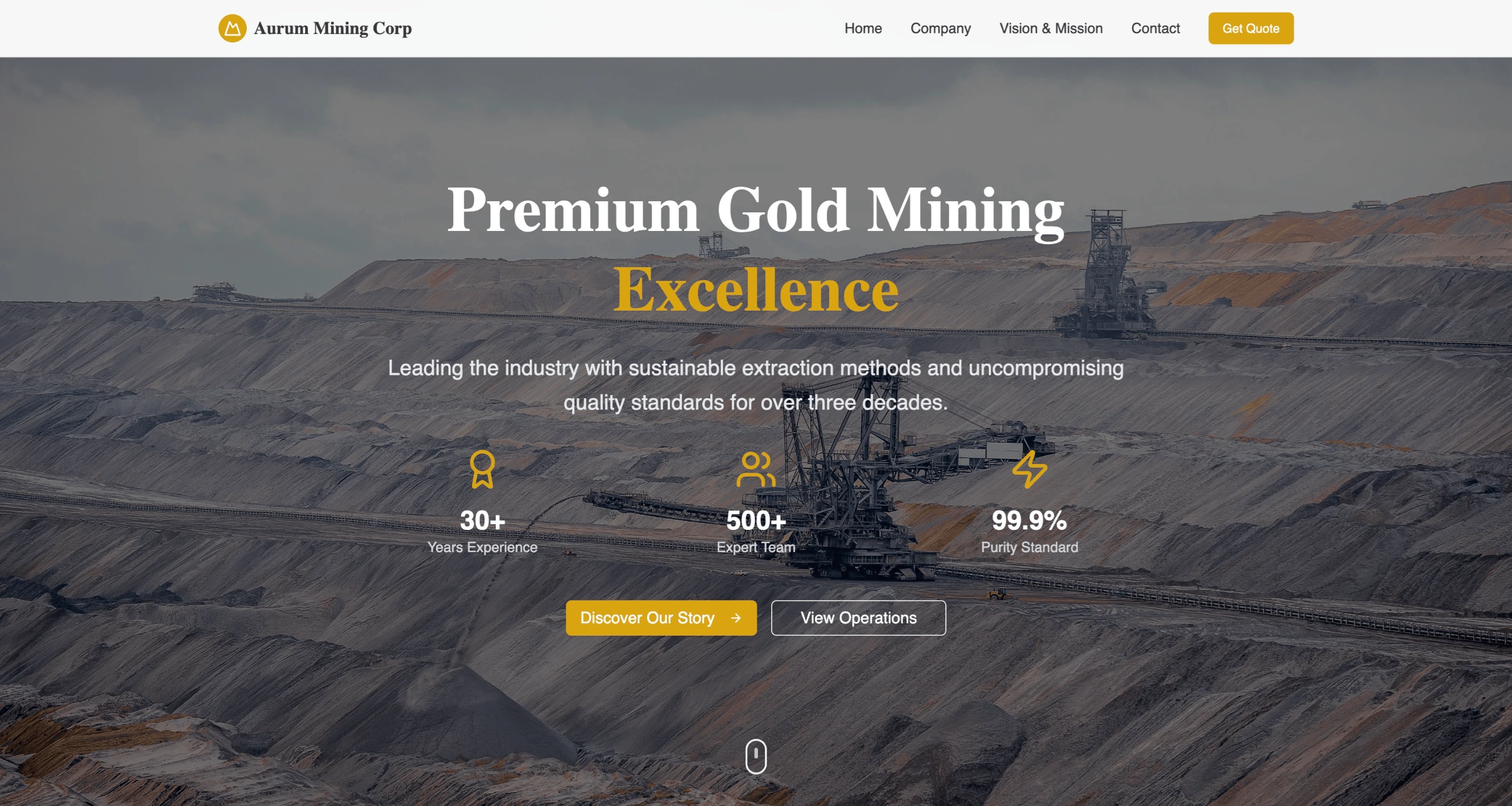 Mining Gold